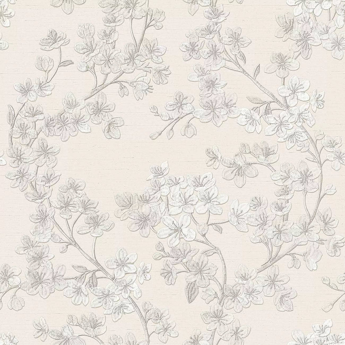 Wallpaper  -  Design ID Cherry Blossom Silver Wallpaper - GR322201  -  60487236