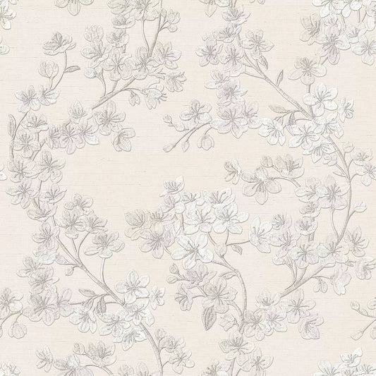 Wallpaper  -  Design ID Cherry Blossom Silver Wallpaper - GR322201  -  60487236