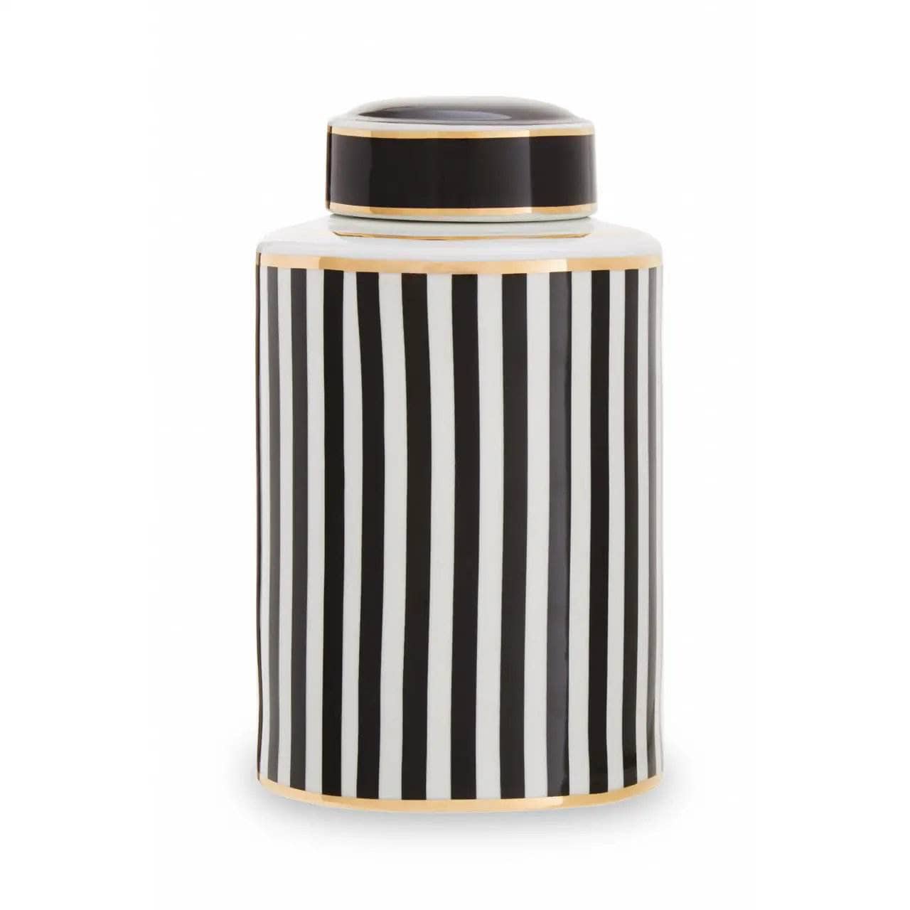  -  Doria Striped Ceramic Jar - Small  -  60003204