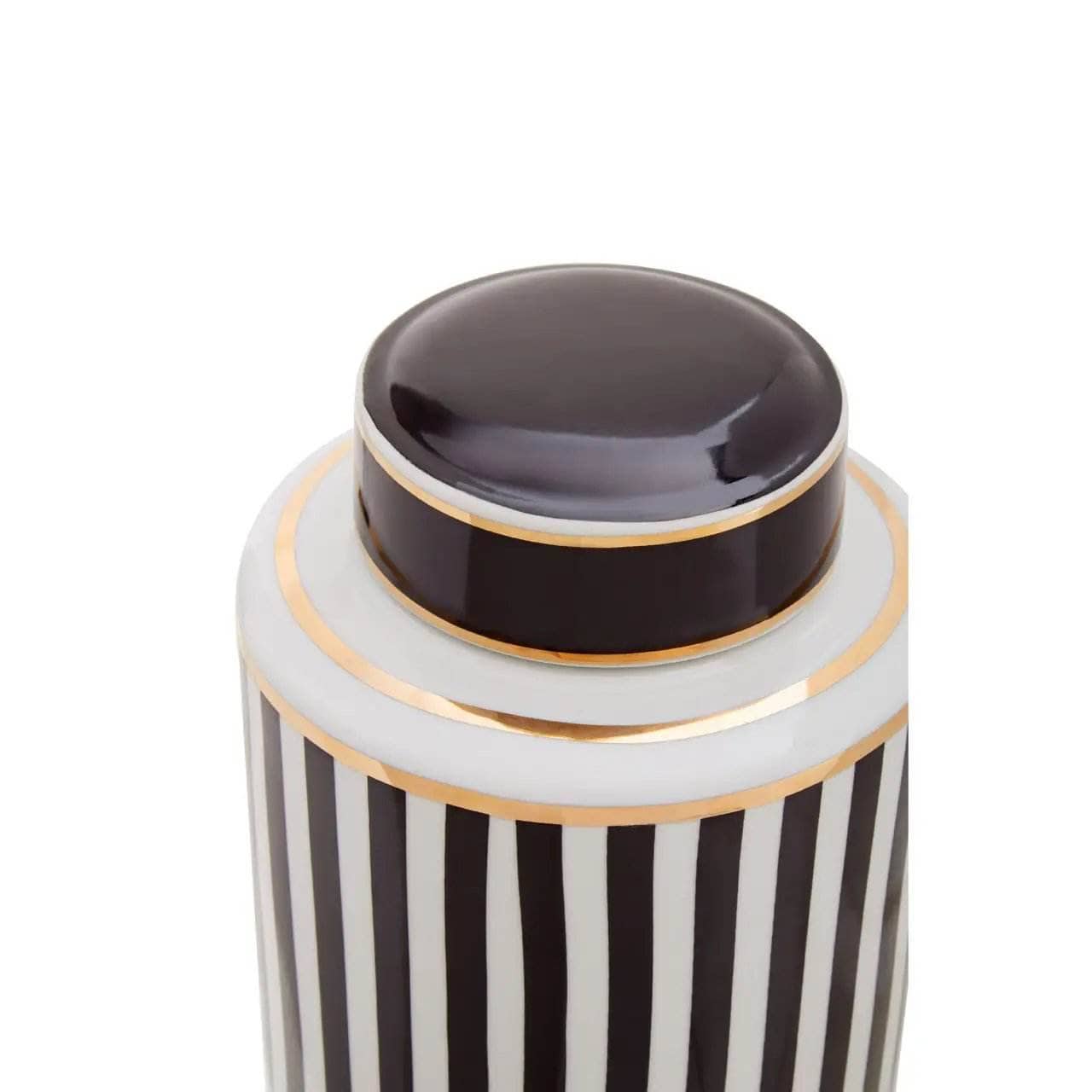 Doria Striped Ceramic Jar - Small  -  60003204