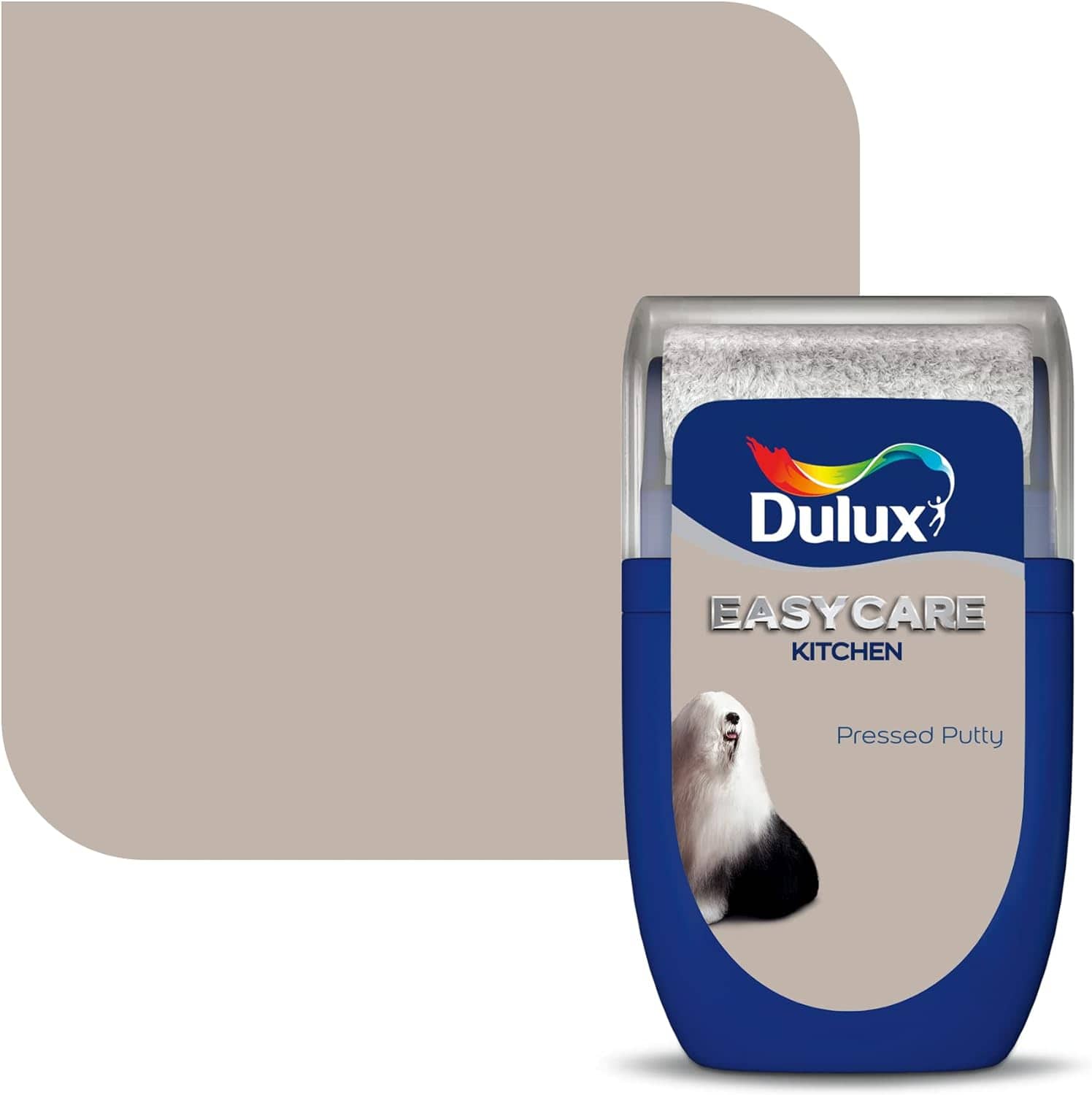 Paint  -  Dulux Easycare Kitchen Matt Emulsion Tester 30ml- Pressed Putty  -  60005916
