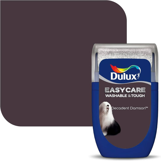 Paint -  Dulux Easycare Matt Emulsion Tester 30ml - Decadent Damson -  60005896