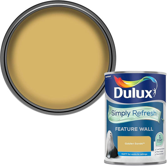  Paint -  Dulux Refresh Feature Wall 1.25L Golden Sands -  50156132