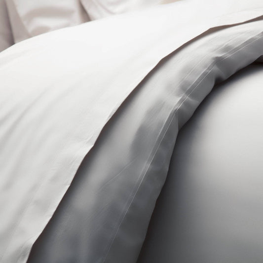 Homeware  -  Egyptian Cotton 200 Count Duvet Cover - Platinum  - 