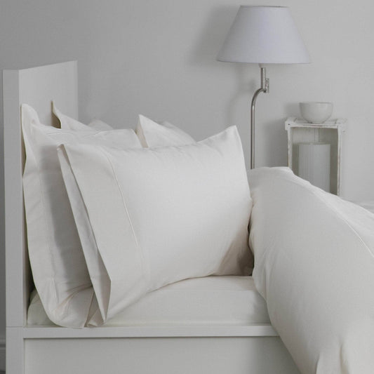 Homeware  -  Egyptian Cotton 400 Count Housewife Pillowcase - Ivory  -  60009934