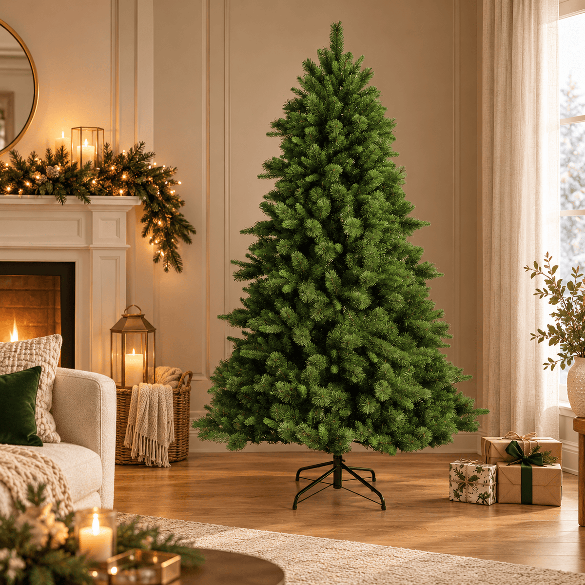 Christmas  -  Everlands Edmonton Spruce Christmas Tree - 7ft  -  60012254