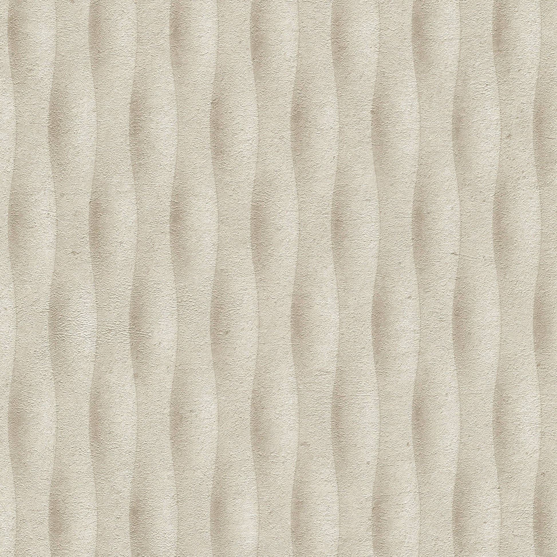 Wallpaper  -  Erismann Concrete Stripe Textured Beige Wallpaper - 10523-02  -  60484805