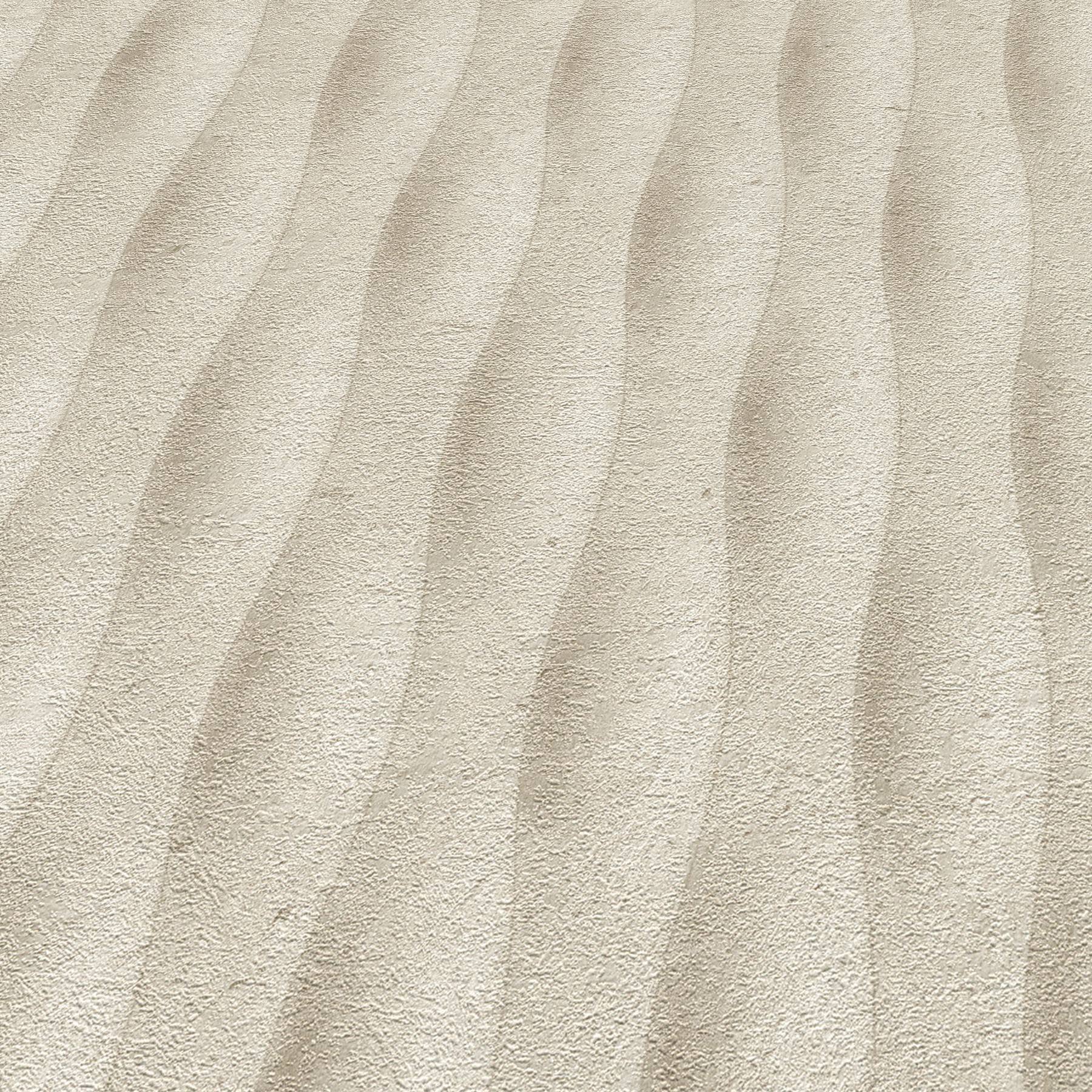 Wallpaper  -  Erismann Concrete Stripe Textured Beige Wallpaper - 10523-02  -  60484805