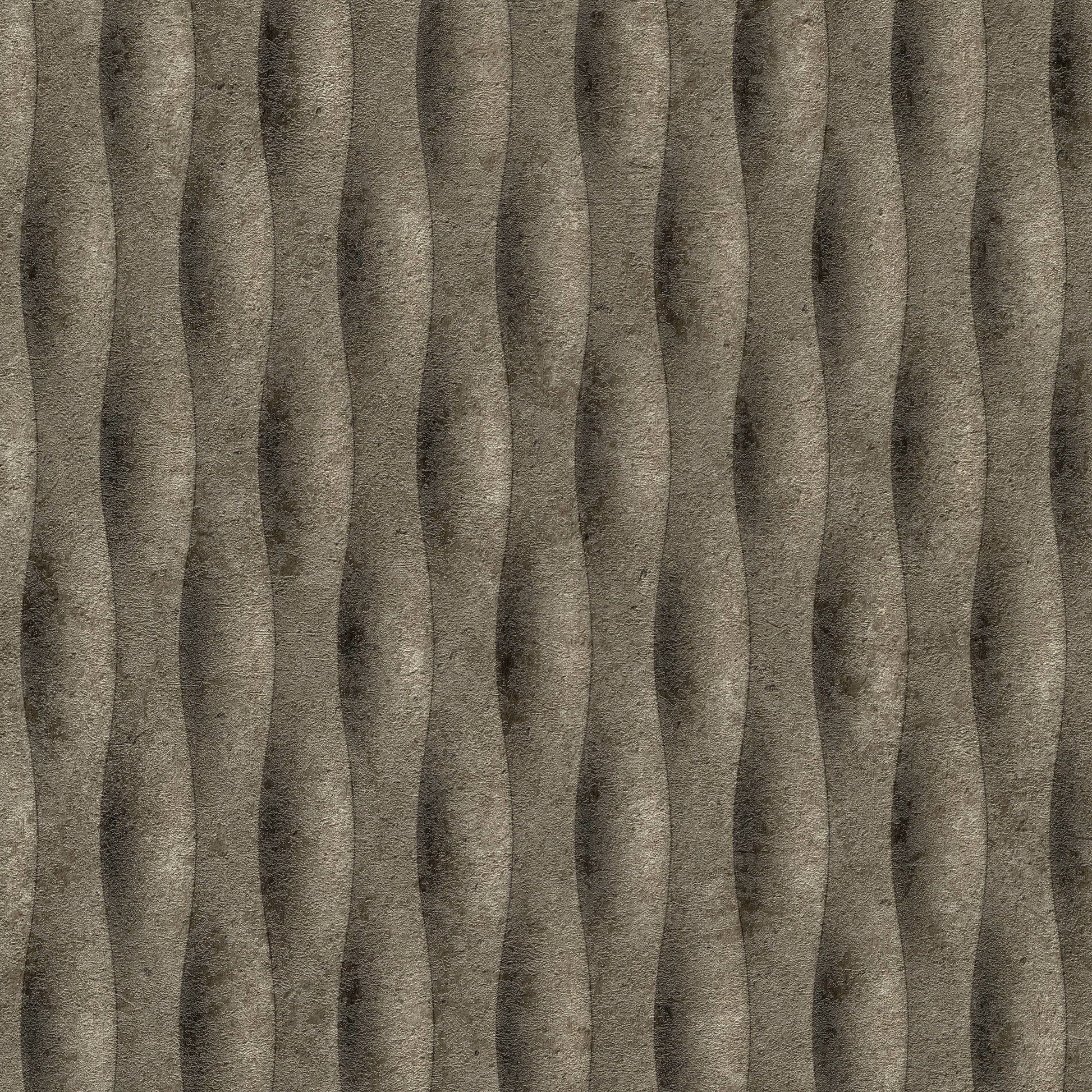 Wallpaper  -  Erismann Concrete Stripe Textured Brown Wallpaper - 10523-11  -  60484807