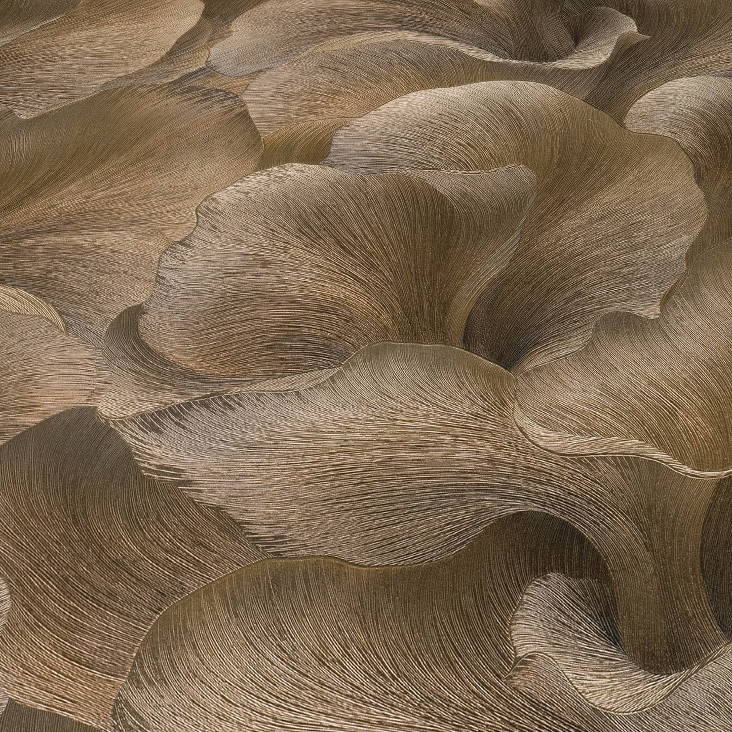 Wallpaper  -  Erismann Floral Glow Brown Metallic Wallpaper - 10527-11  -  60484823