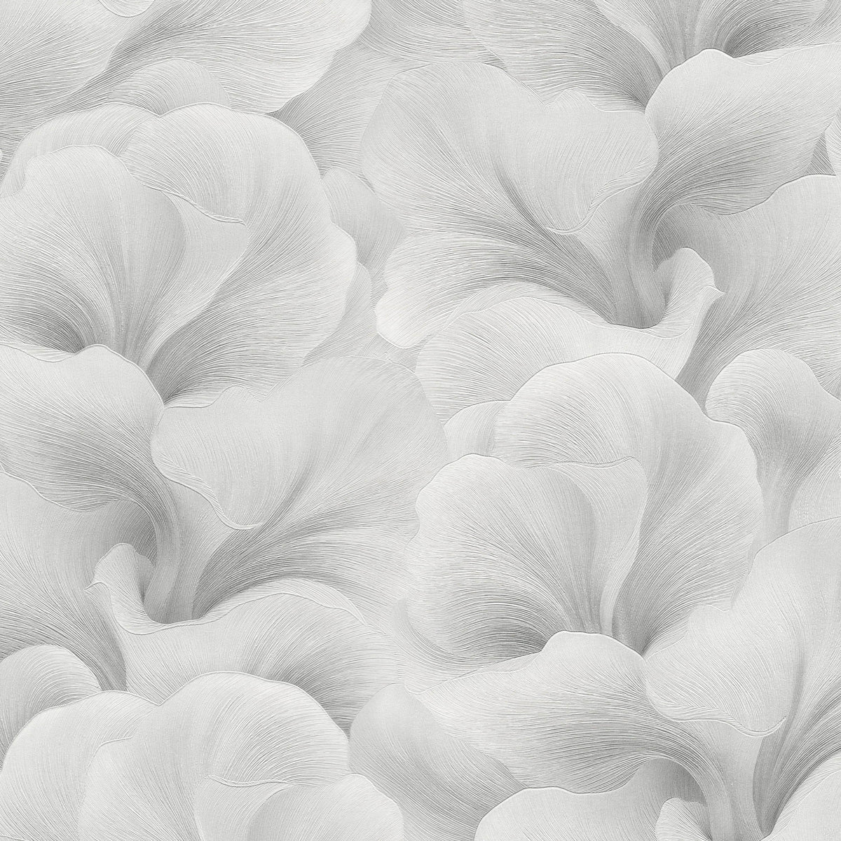 Wallpaper  -  Erismann Floral Glow Grey Metallic Wallpaper - 10527-31  -  60484829