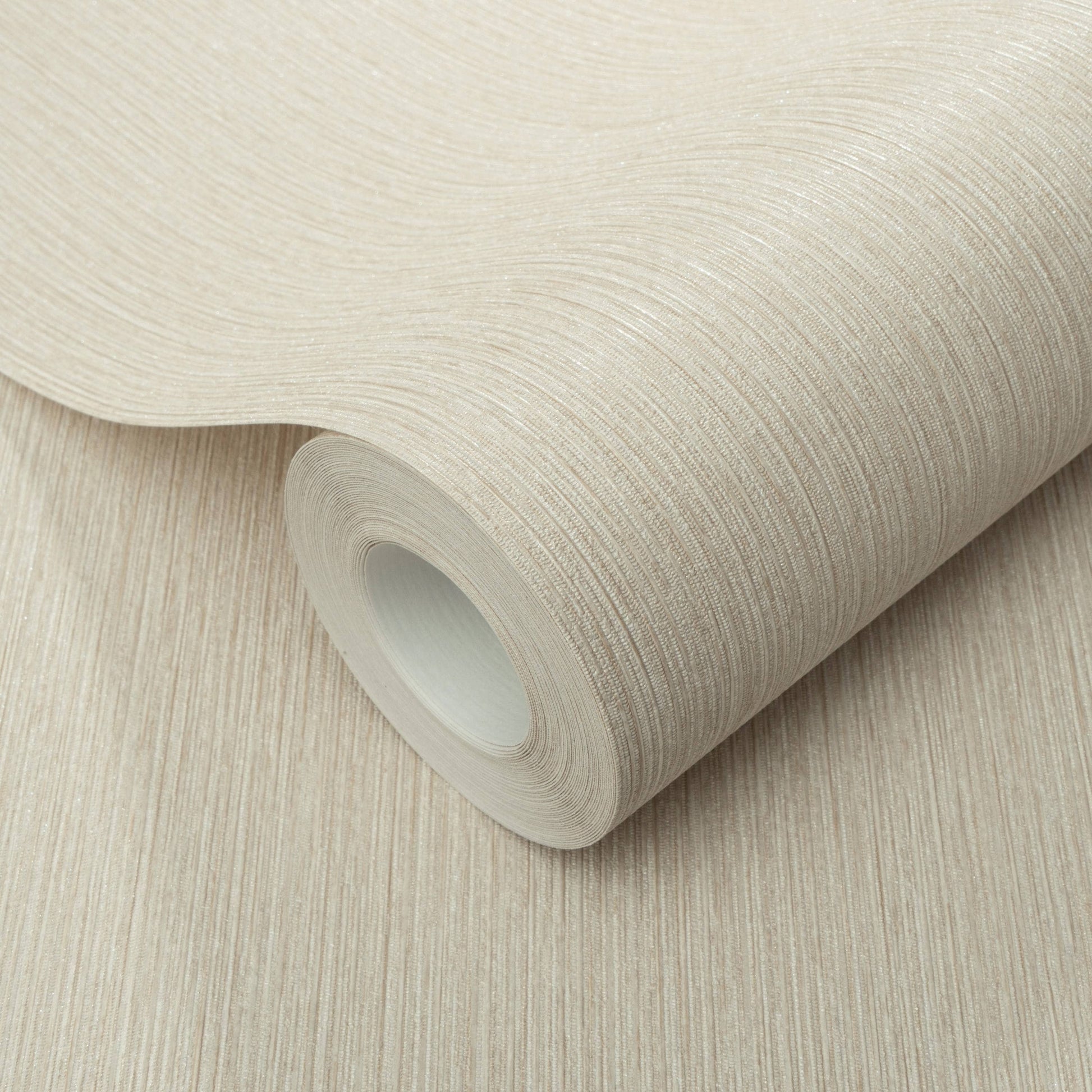 Wallpaper  -  Erismann Soft Loom Plain Beige Textured Wallpaper - 10542-02  -  60484841