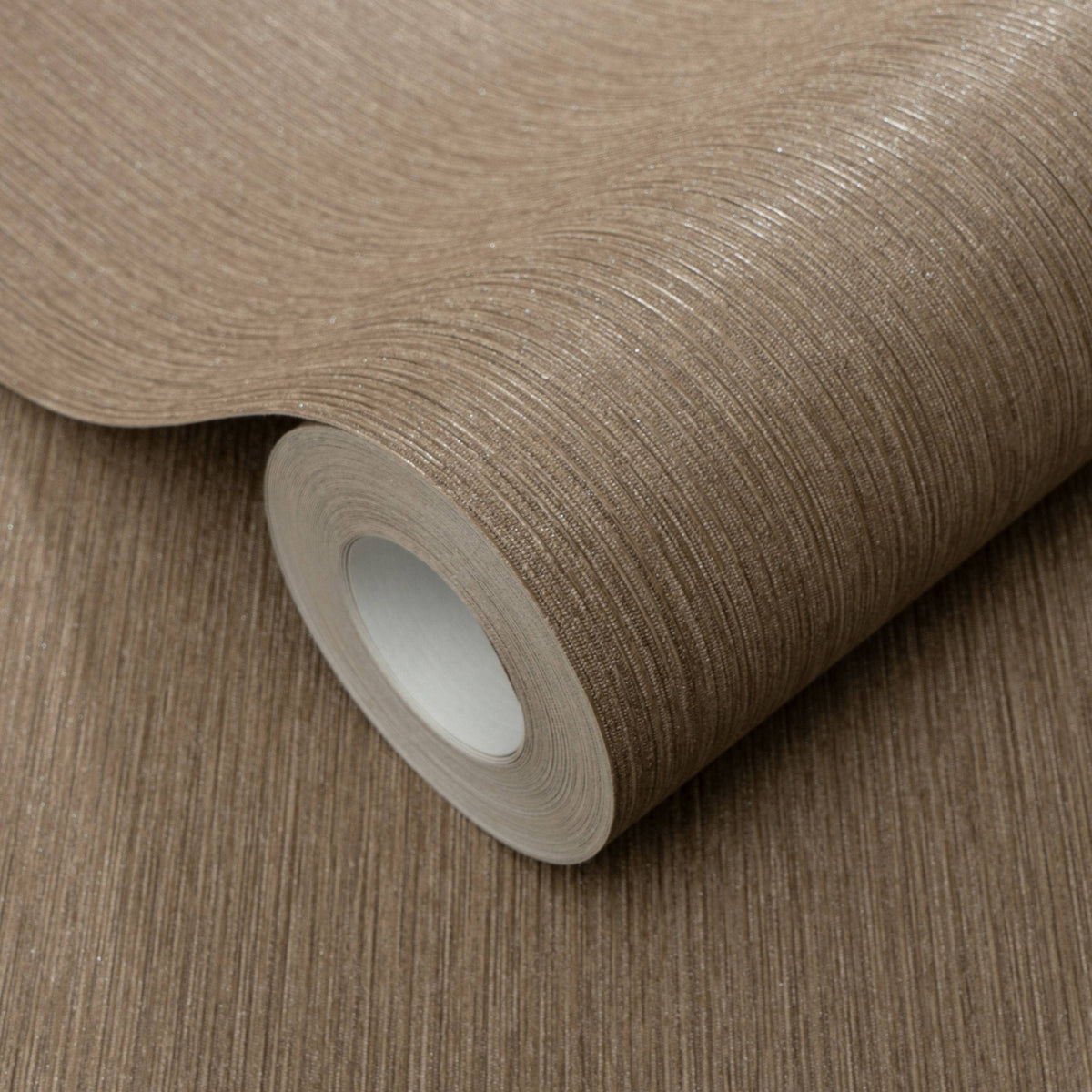 Wallpaper  -  Erismann Soft Loom Plain Brown Textured Wallpaper - 10542-11  -  60484843