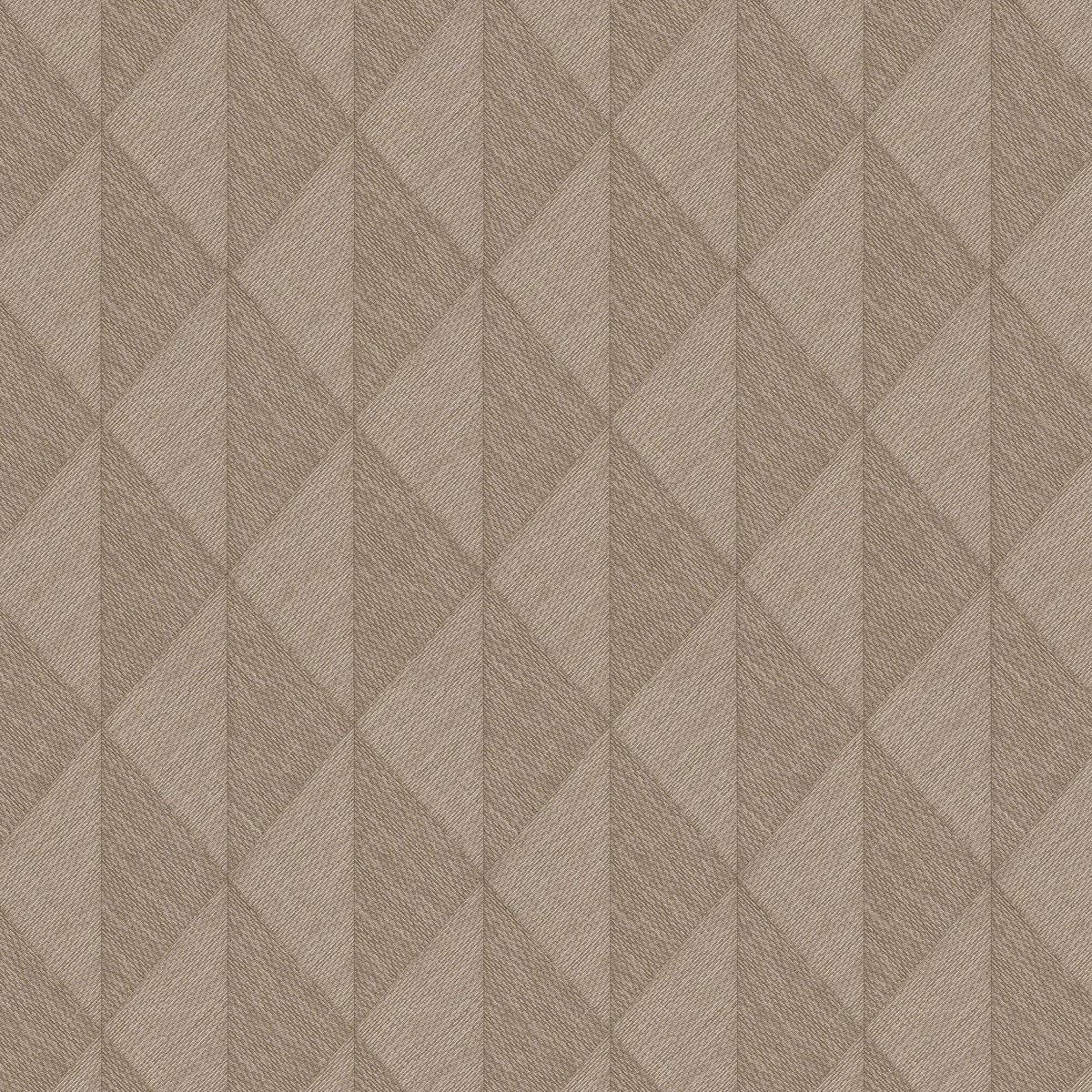 Wallpaper  -  Erismann Woven Diamond Textured Brown Wallpaper - 10524-11  -  60484813