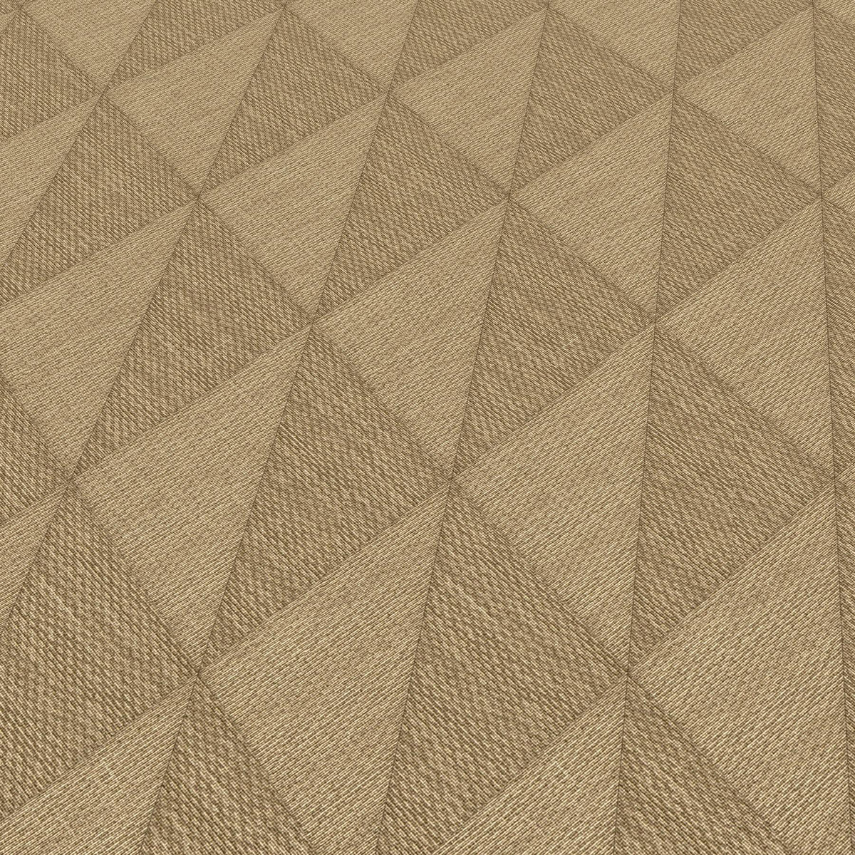 Wallpaper  -  Erismann Woven Diamond Textured Ochre Wallpaper - 10524-20  -  60484815