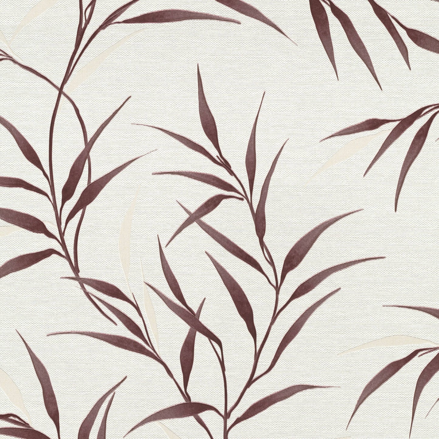 Wallpaper  -  Erismann Yamato Metallic Leaf Red Wallpaper - 10528-06  -  60484833