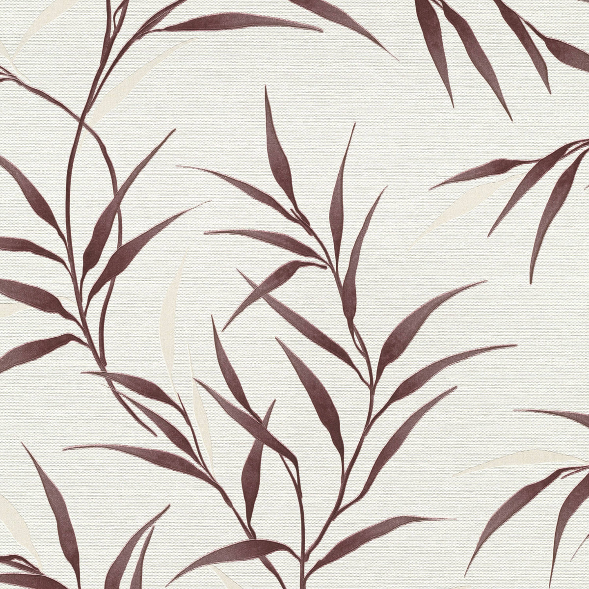Wallpaper  -  Erismann Yamato Metallic Leaf Red Wallpaper - 10528-06  -  60484833
