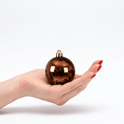 Christmas  -  Espresso Pack of 12 S Baubles - 6cm  -  60487480