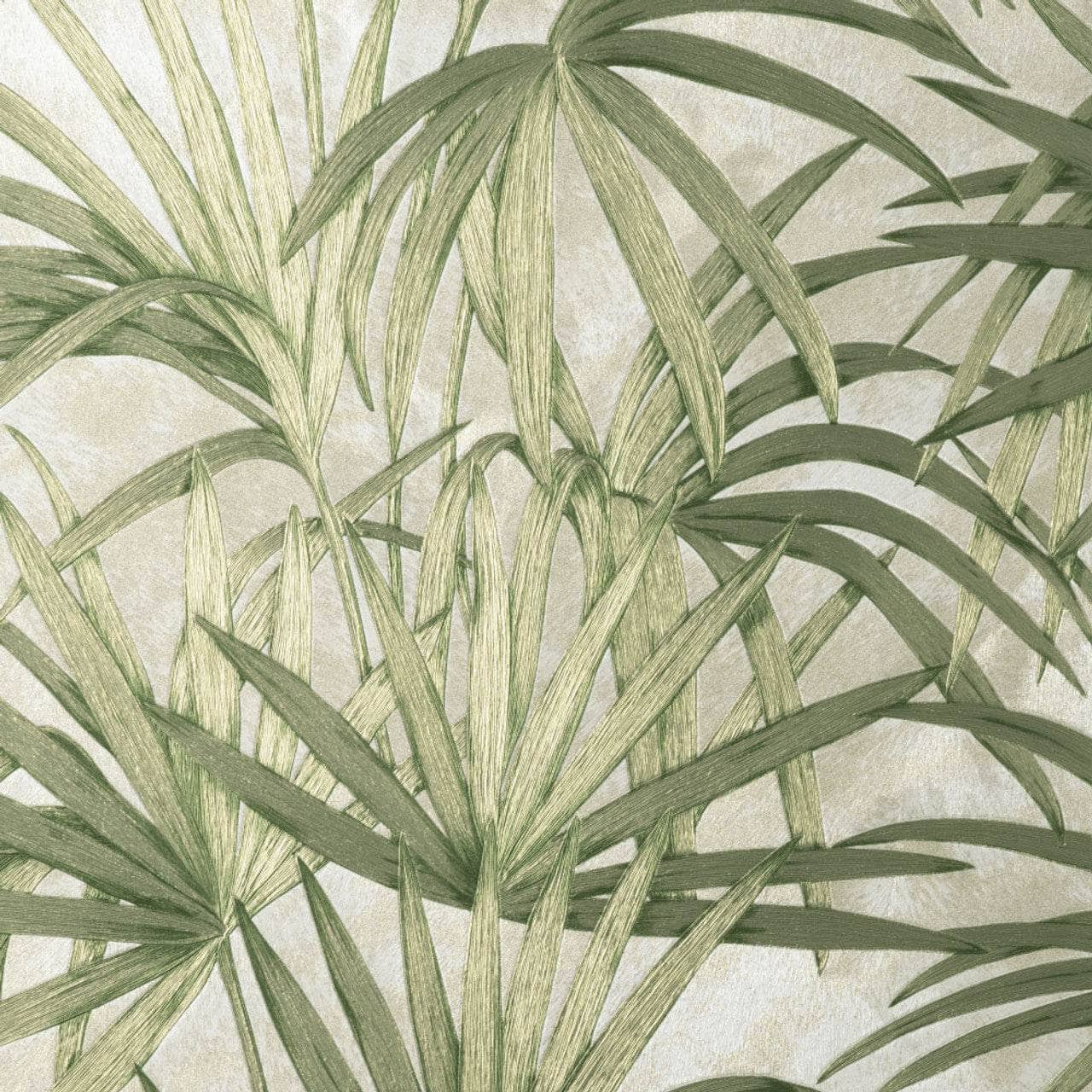 Wallpaper  - Fine Décor Milano Palm Leaf Green Wallpaper - M95626  -  60001352