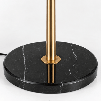 Lights  -  Floor Lamp with White Glass Shade - Gold  -  60485096