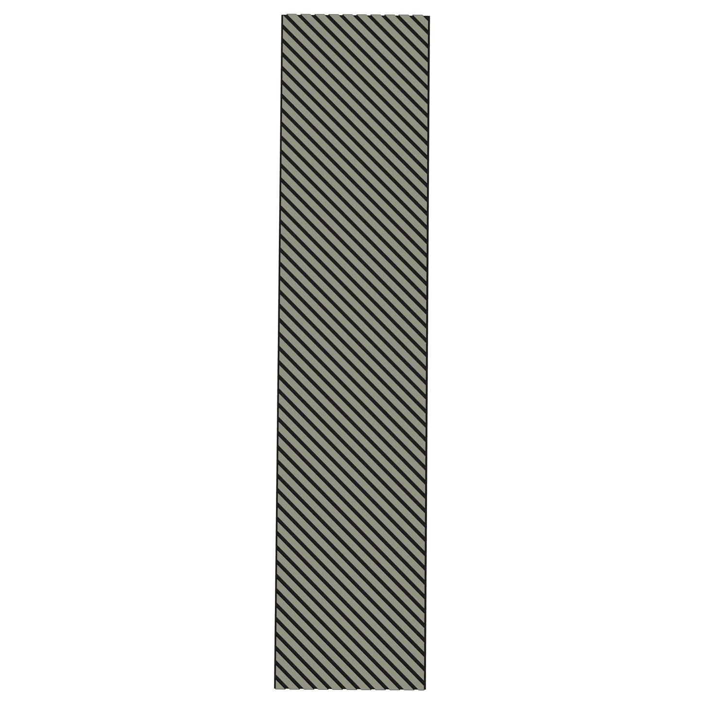 Wall Panelling  -  Grey Oak Herringbone Acoustic Panel B - Left Up Facing  -  60418256