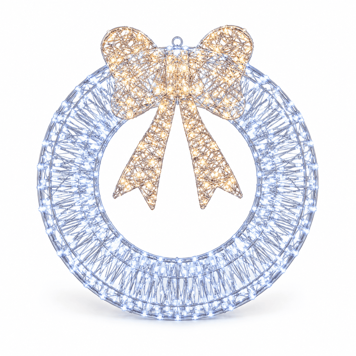 Christmas  -  Galaxy Wreath Cool White - 60cm  -  60487886