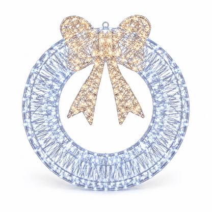 Christmas  -  Galaxy Wreath Cool White - 60cm  -  60487886