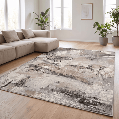 Rugs  -  Galleria 063-0825/9243 Cream & Grey - Multiple Sizes  - 