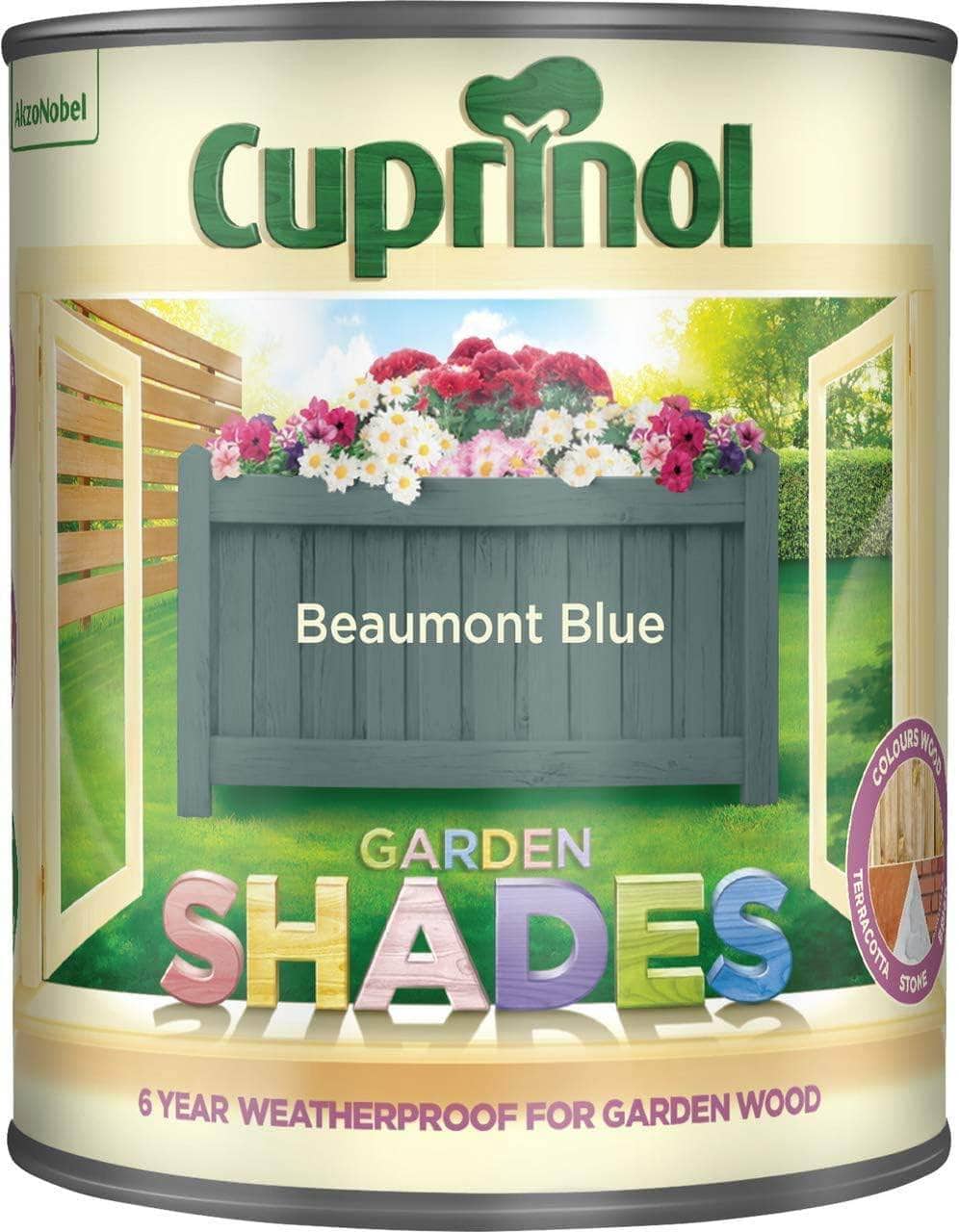 Paint  -  Cx Garden Shades 1L Beaumnt Blue  -  01132496