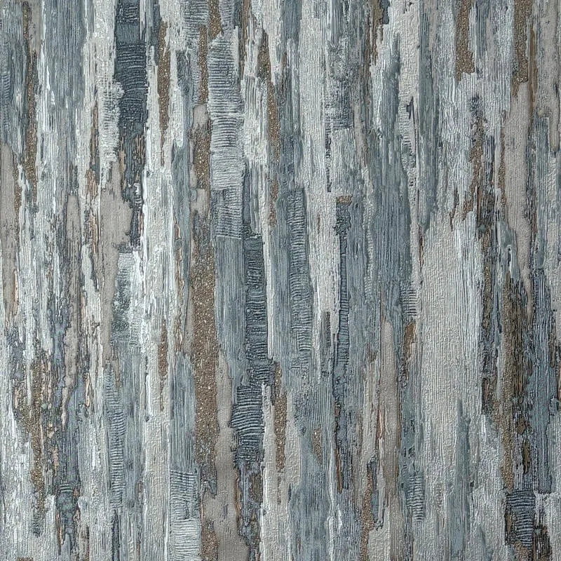 Gianni Plain Blue & Grey Textured Wallpaper pattern detail with blue grey silver and metallic abstract design