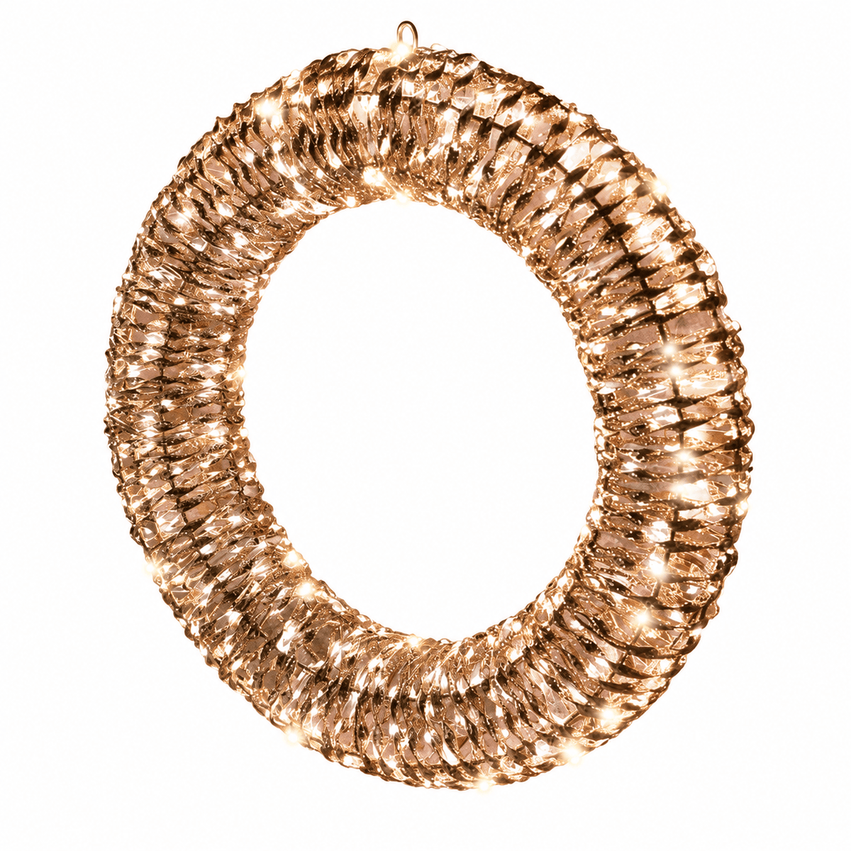 Christmas  -  Glittertwist Gold Wreath - 60cm  -  60487884