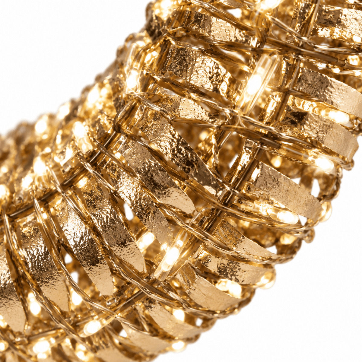 Christmas  -  Glittertwist Gold Wreath - 60cm  -  60487884