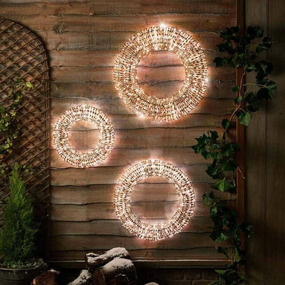 Christmas  -  Glittertwist Gold Wreath - 60cm  -  60487884