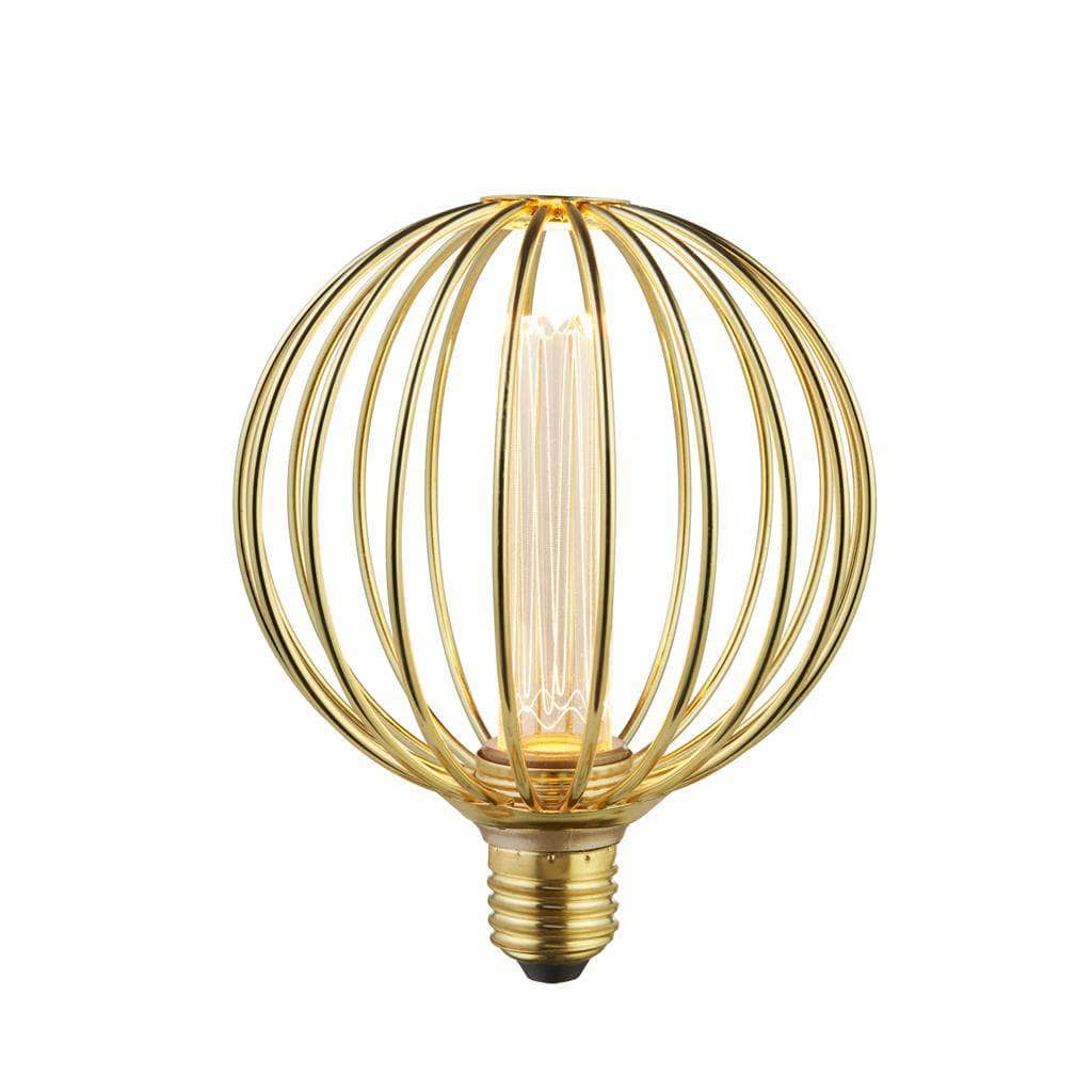 Lights  -  Globe Lamp Gold Metal -  60007753