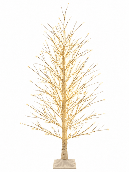 Christmas  -  LED Warm White Twinkle Birch Tree - 5.9 Ft  -  60012274