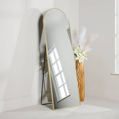  - Gold Arch Top Mirror - 56 x 163cm -  60008273