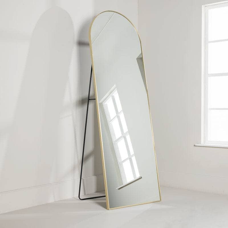  -  Gold Arch Top Mirror - 60 x 180cm -  60008275