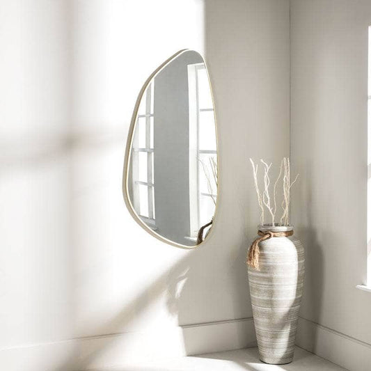 Mirrors  -  Gold  Mis-Shaped Mirror - 60 x 120cm  -  60009772