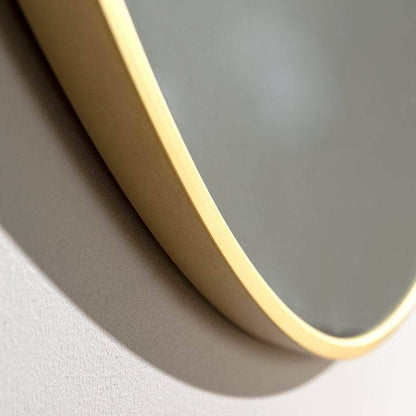 Mirrors  -  Gold Round Wall Mirror - 120cm  -  60009770