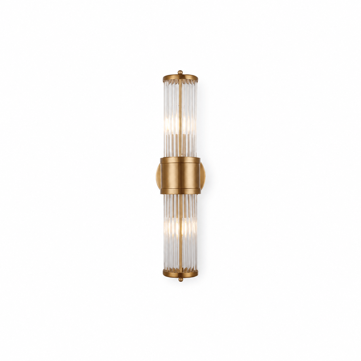 Lights  -  YELLOWSTONE 11-1321-2 GOLD WALL LIGHT WITH CLEAR GLASS  -  60485104