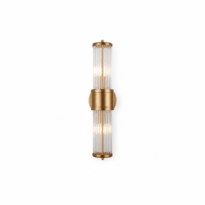 Lights  -  YELLOWSTONE 11-1321-2 GOLD WALL LIGHT WITH CLEAR GLASS  -  60485104