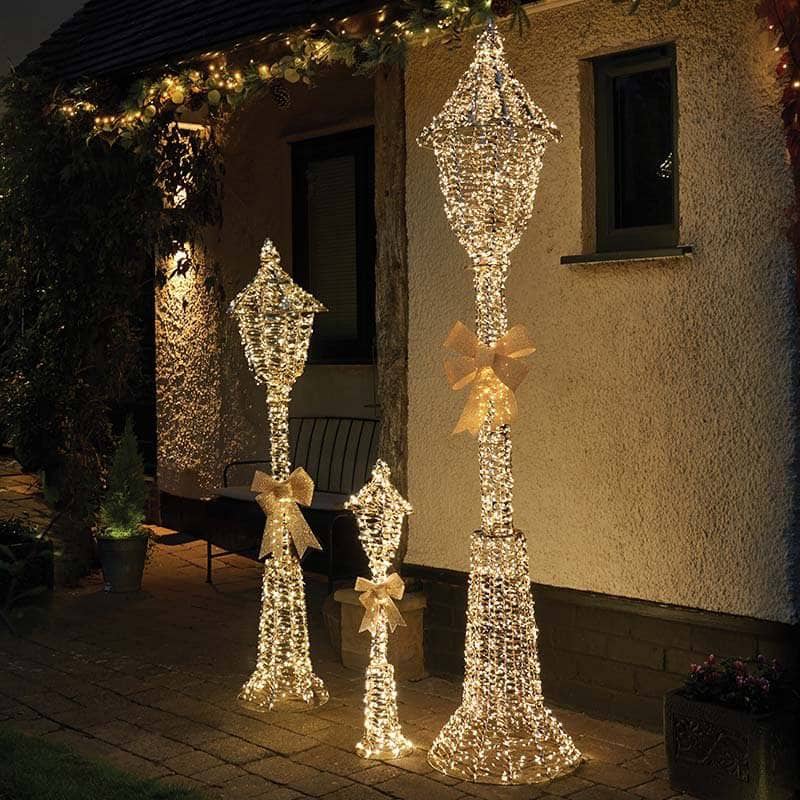 Christmas  -  Goldtwist Lamp Post - 210cm  -  60487890