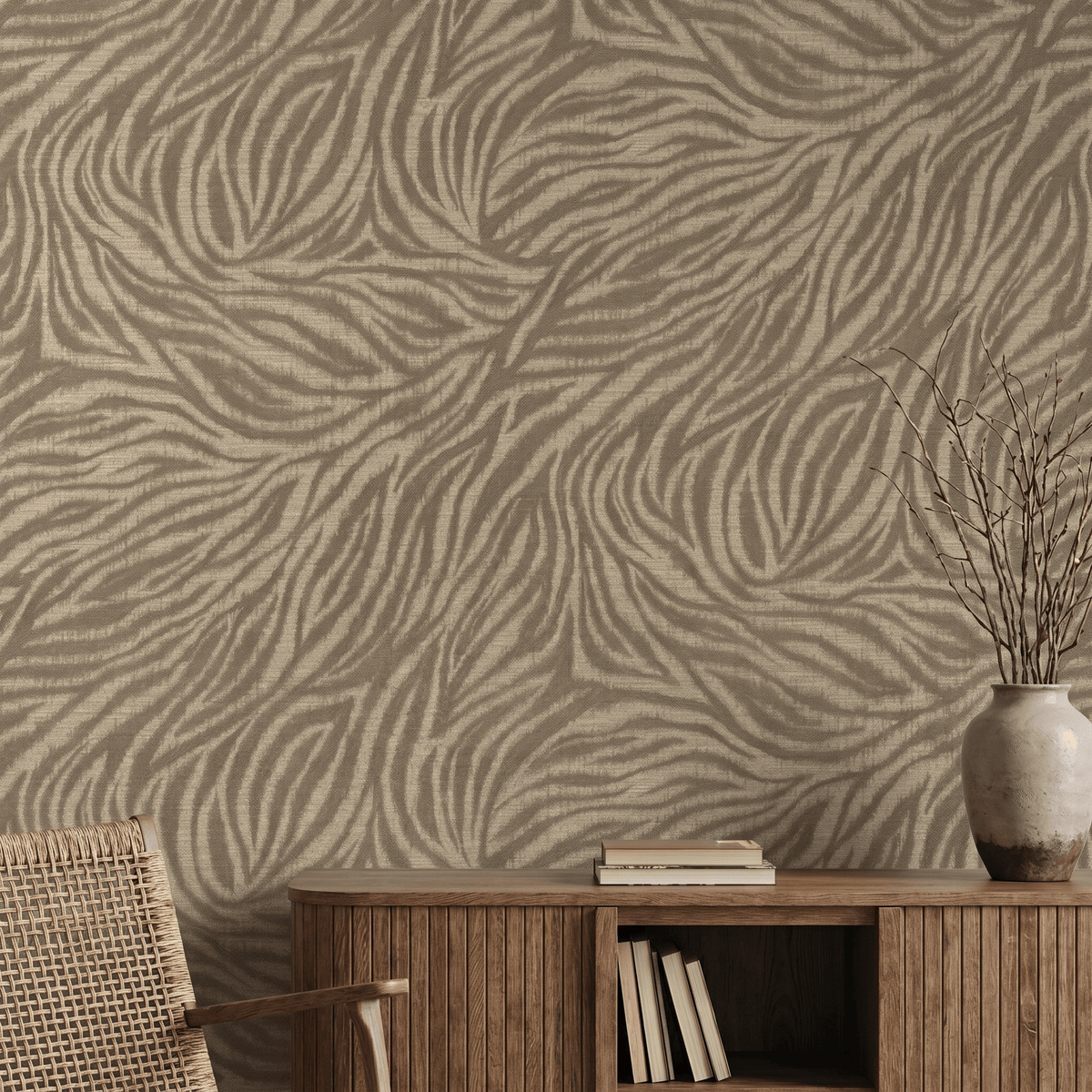 Wallpaper  -  Grandeco Ankara Neutral Wallpaper - A84103  -  60486512