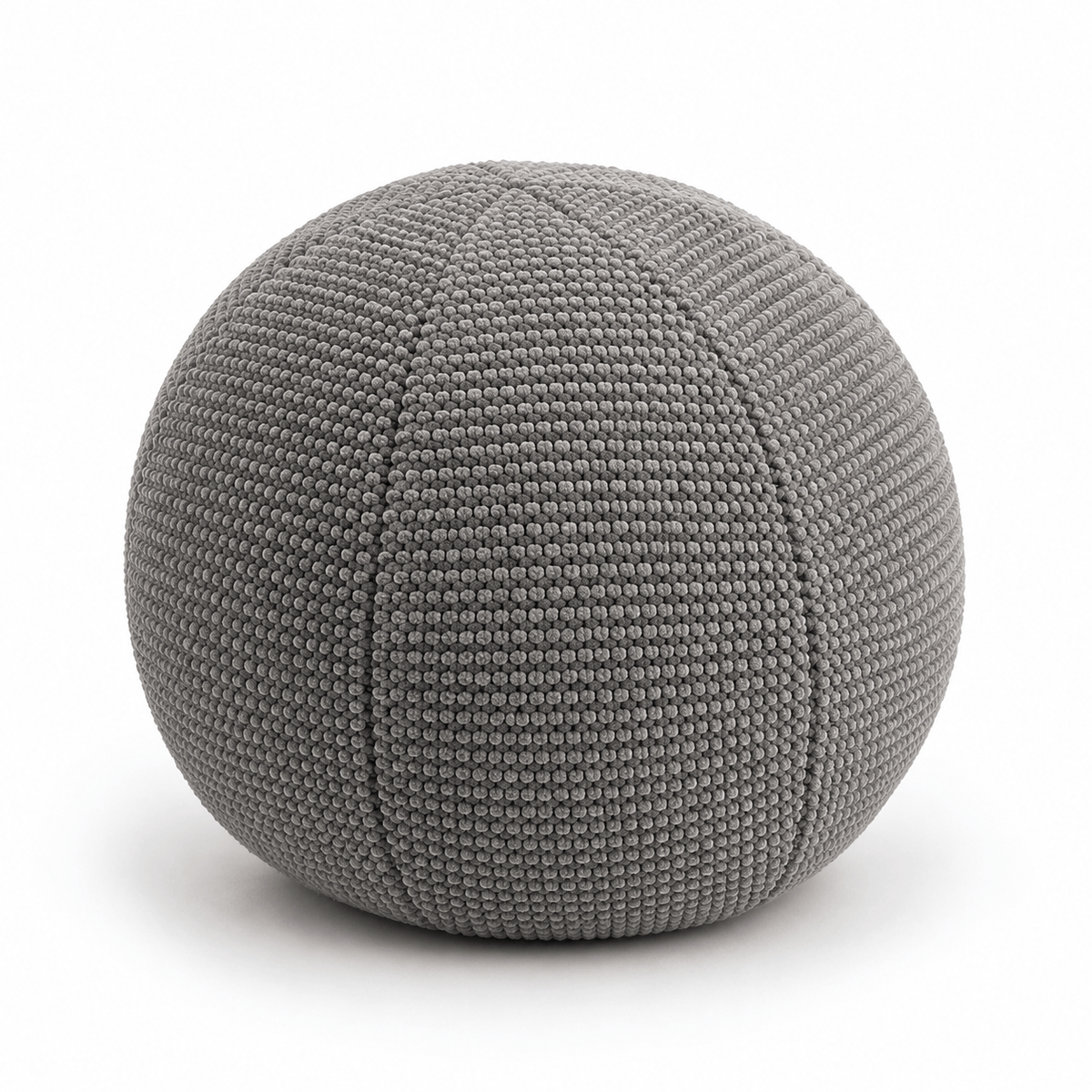 Homeware  -  Grey Ball Cushion - 30cm  -  60484620
