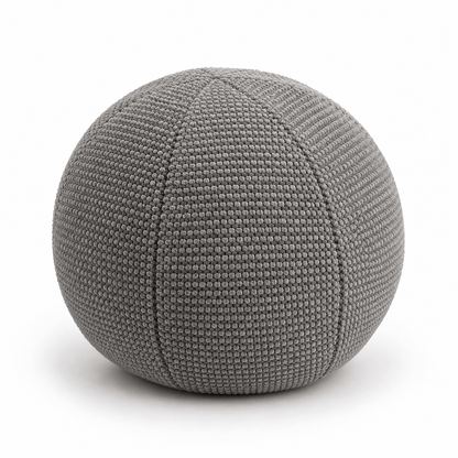 Homeware  -  Grey Ball Cushion - 30cm  -  60484620