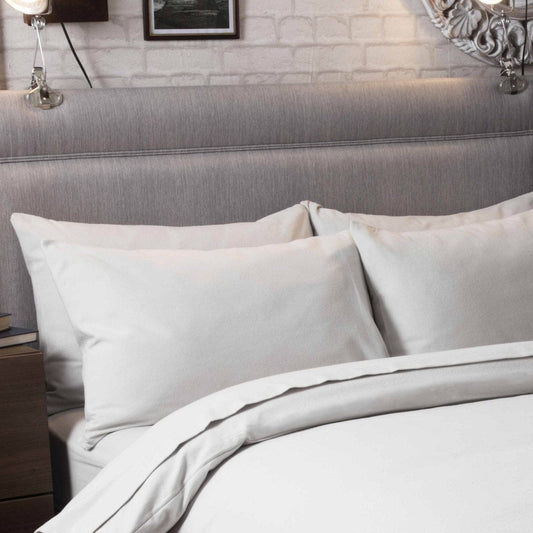 Homeware  -  Grey Brushed Cotton Pillowcases  -  60009878