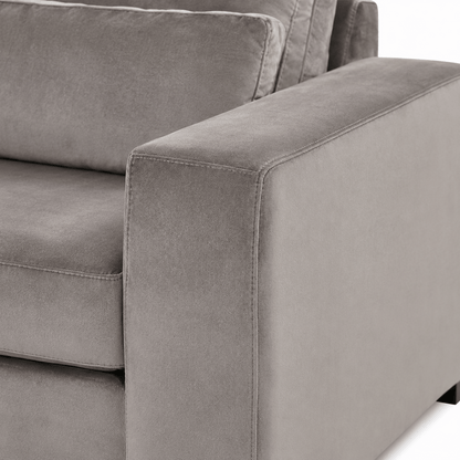 Hallie LHF Corner Sofa - Grey