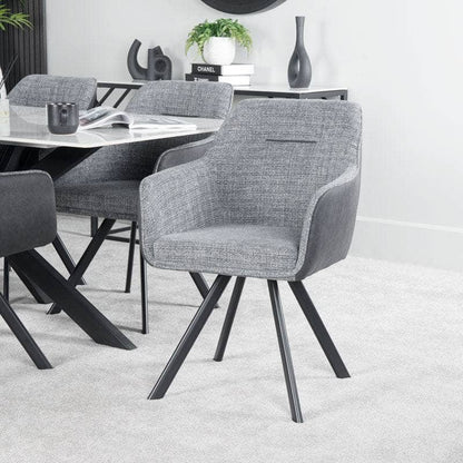 Homeware  -  Harper Swivel Dining Chair  -  60009248