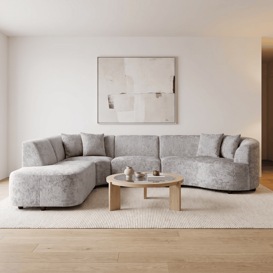 Furniture  -  Hazel LHF Corner Sofa - Grey  -  60486622