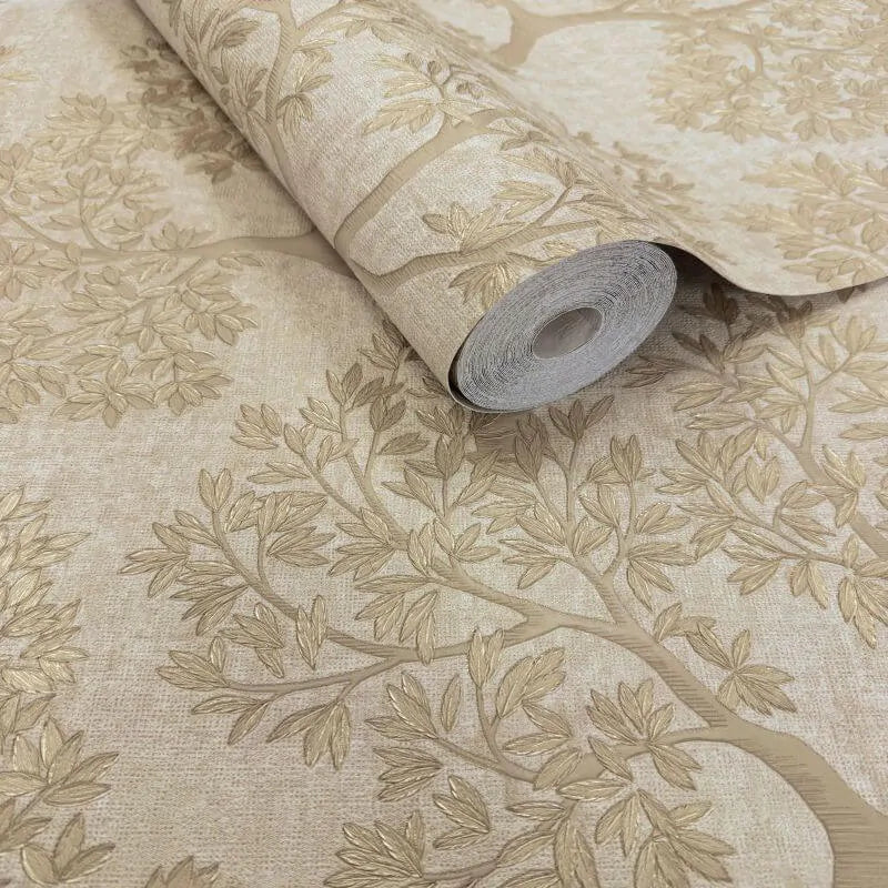 Wallpaper  -  Holden Giovanni Beige Tree Wallpaper - 36462  -  60486526